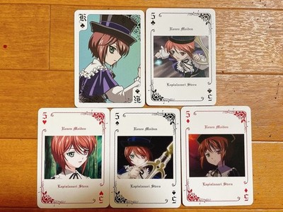 Rozen Maiden Souseiseki Trading Cards 5pc set 2006 Vintage Rare Authentic