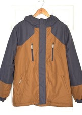 SWISS TECH Winter Ski Coat Boys Sz XXL 18 Insulated Full Zip Fleece Lined Hooded
