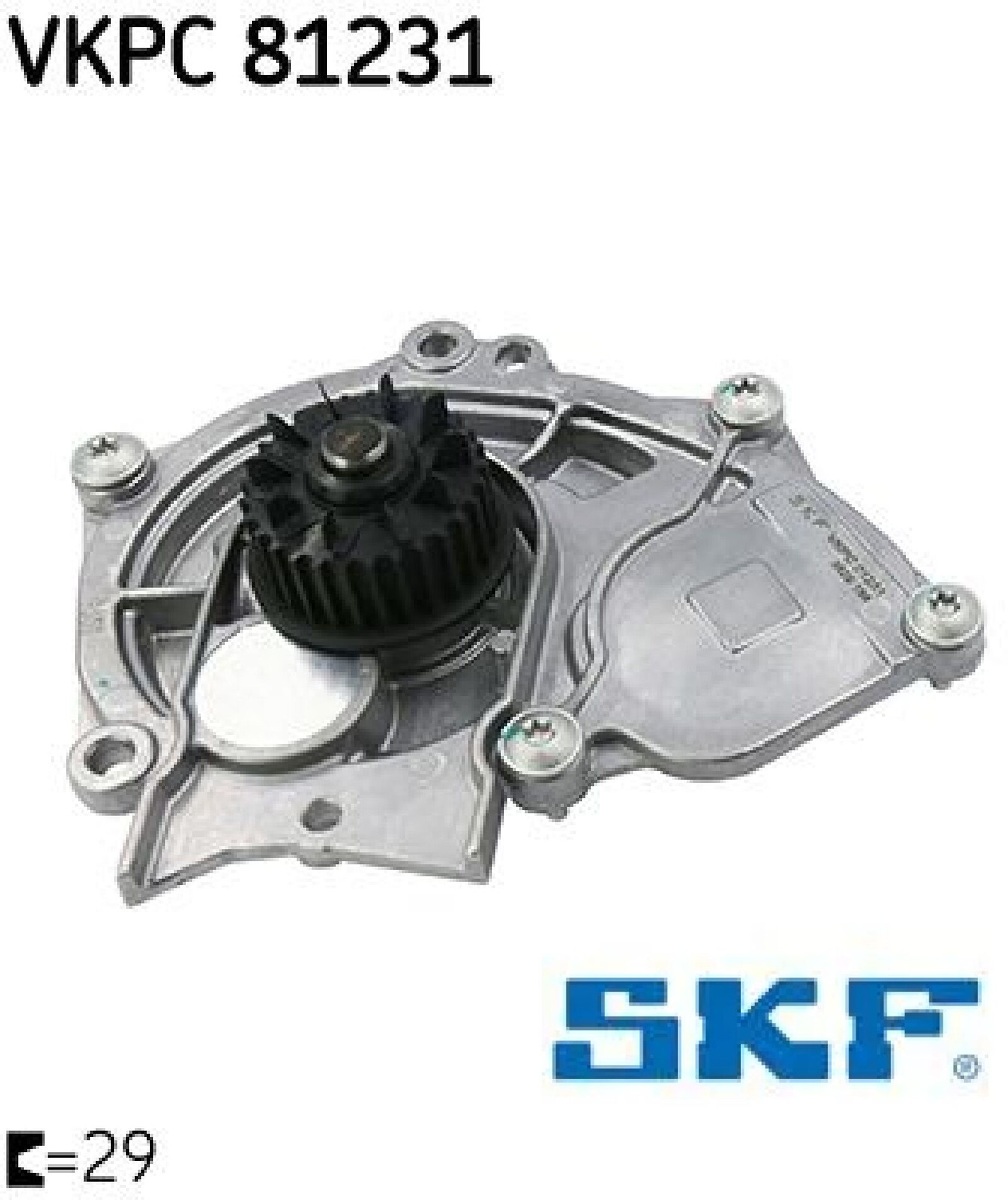 Skf Wasserpumpe Audi Cupra Seat Skoda Vw Vkpc81231 - Bild 3