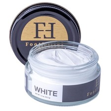 FootFitter 1.5 oz Premium Professional Shoe Cream Polish for 1.5oz, White