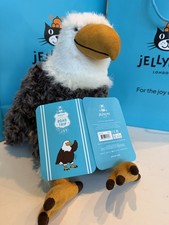 Jellycat Algernon Eagle Dallas Limited Edition Ranch Nordstrom NWT Sticker Bag