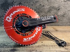 ROTORE 2IN POWER Misuratore di Potenza Manovella Braccio 170mm Corona Ovale 52/36T Rosso/Nero