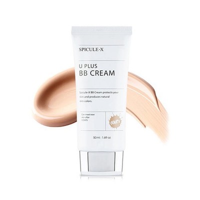 SPICULE-X U Plus BB Cream 50ml | SPF 50+ K Beauty Skin Coverage & Moisture Care
