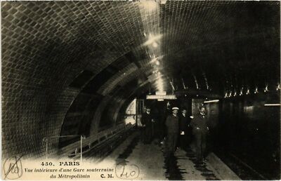 CPA PARIS 5e - Vue Intérieure d'une Gare souterraine (82110)
