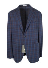 Boglioli K Jacket Brown Checked Sport Coat Size 52 / 42R U.S. Jacket Blazer ...