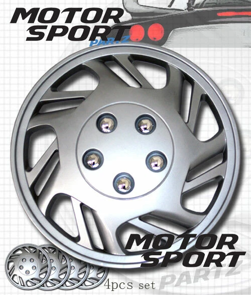 Juego de tapacubos de 15 pulgadas 4 piezas tapacubos llanta cubierta estilo 126 15" pulgadas tapacubos Foto 2 de 4