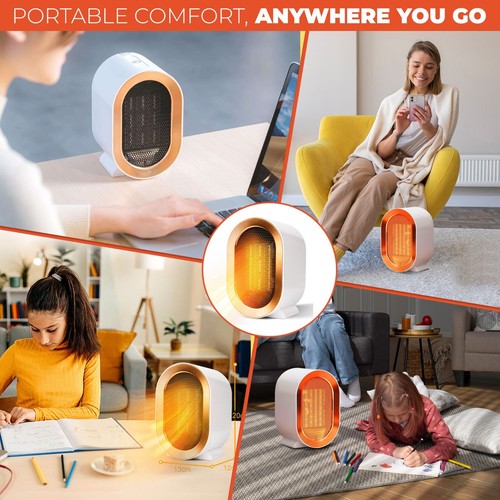 Heater Fan Heater Mini Portable Heater - Space Electric Heaters Camping Heater - Picture 7 of 9