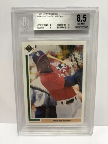 1991 UPPER DECK #SP1 MICHAEL JORDAN Graded 8.5 FROM Beckett NM-MT+