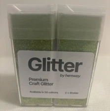NEW Hemway Premium CRAFT Glitter  Lime Green  4.5oz/130g EA SIZE FINE