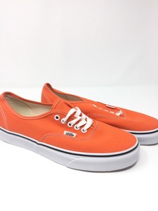 low top orange vans