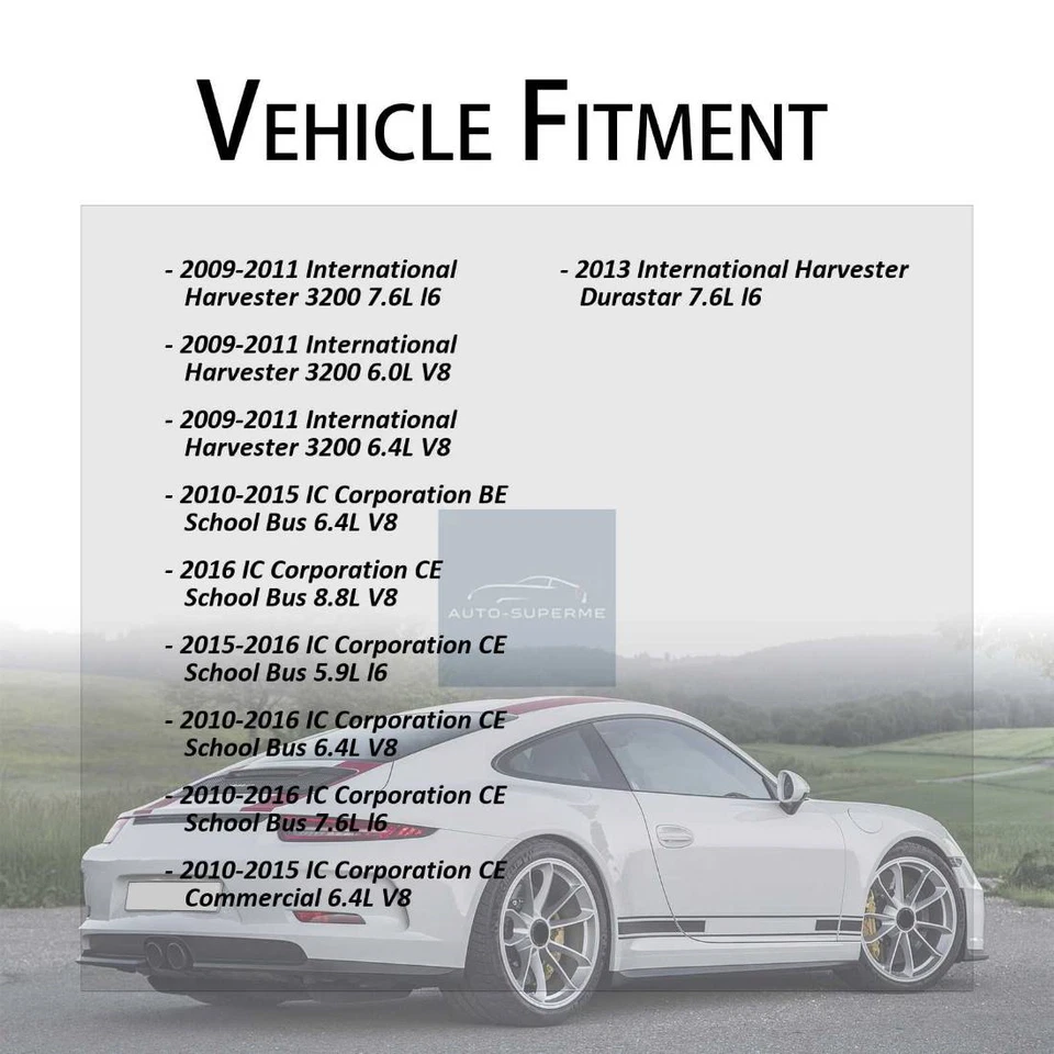 Manguera de freno trasera izquierda 2 piezas para International Harvester Durastar 7,6 L 2013 Foto 3 de 4