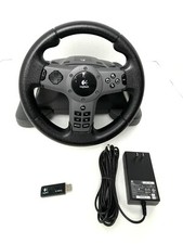 OEM Logitech E-X5D12 Driving Steering Wheel S...