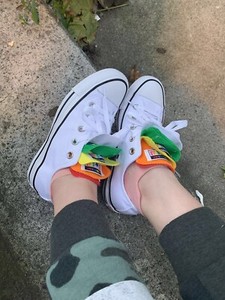 rainbow converse aesthetic