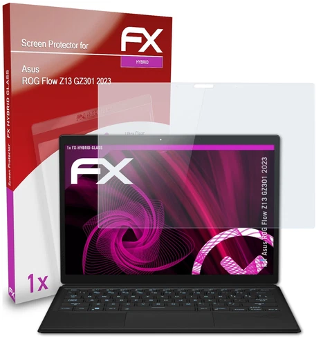 atFoliX Verre film protecteur pour Asus ROG Flow Z13 GZ301 2023 9H Hybride-Verre