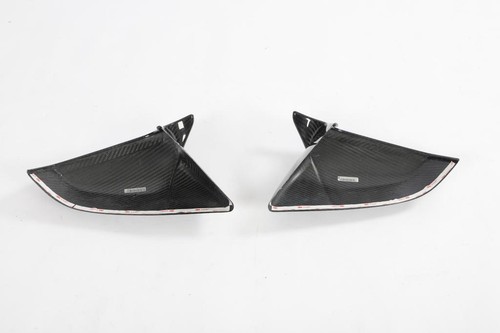 For Tesla Model S Plaid 2021-2023 Dry Carbon Fiber Side Wing Mirror Cover Caps - Picture 11 of 14