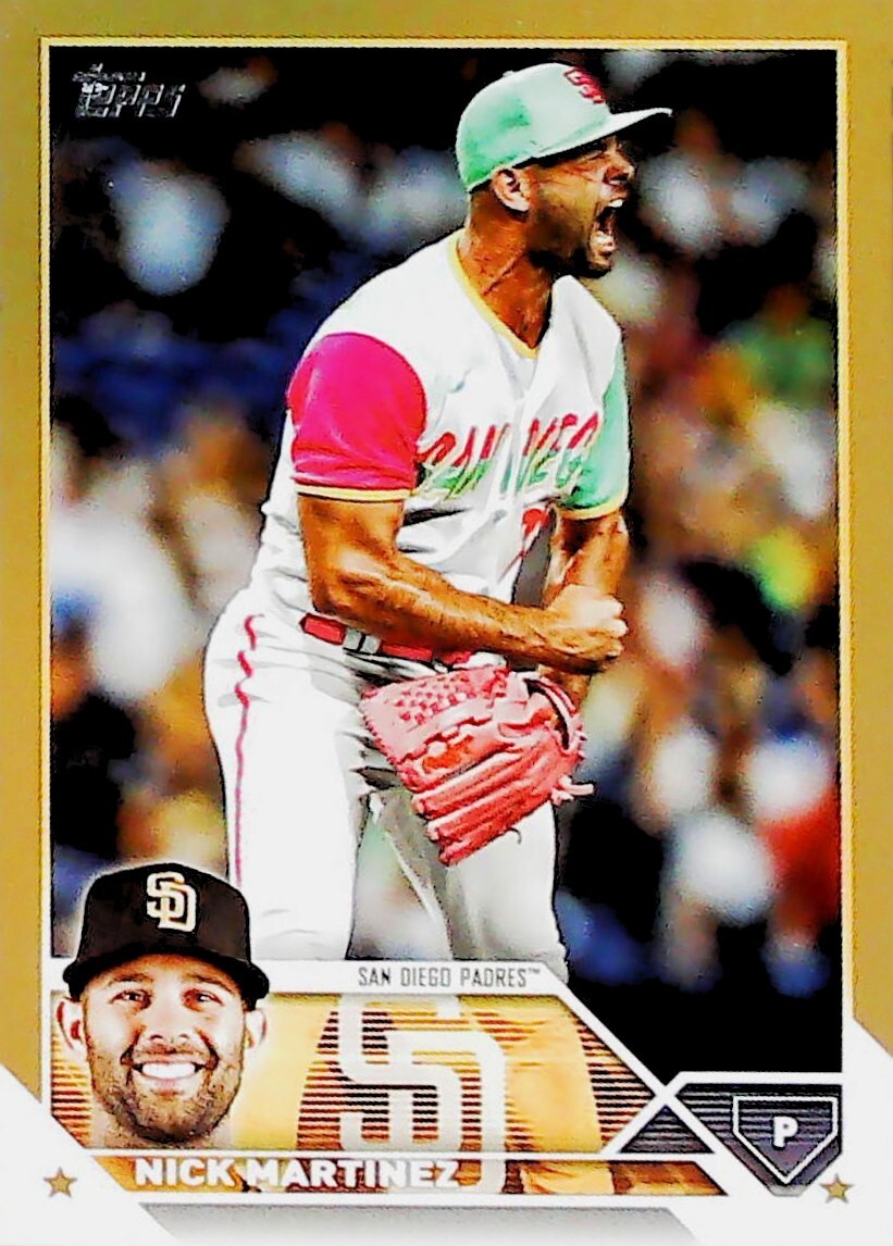 2023 Topps Update GOLD /2023 US10 NICK MARTINEZ SAN DIEGO PADRES