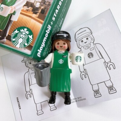 STARBUCKS Korea x PLAYMOBIL Starbucks Partner Barista Joy Figure