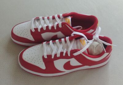 Sneaker Nike Dunk Low Retro USC Gym Red mit Box Gr. 45,5 #DD1391-602