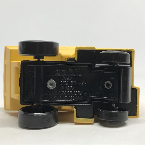Lesney Matchbox Superfast No. 26 Site Dumper 1976 Yellow - Made In England W/Box - Picture 11 of 22