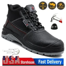 Mens Insulated Work Boots Comfortable Safety Shoes Steel Toe Indestructible US