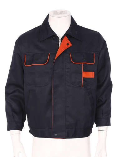 Women Men Long Sleeve Work Coat Pocket Shirts Workshop Mechanic Uniform Workwear - Bild 84 von 104