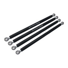50 Caliber Racing Polaris RZR XP 900 Radius Rods Heavy Duty Aluminum Kit Black