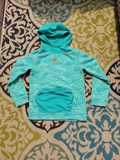 Nike Kids NSW Print Pullover Hoodie Washed Teal/Light Medium