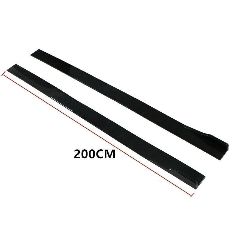 1990-1997 For Mazda Miata FD Style MX-5 Side Skirts Kit Rockers Splitter Glossy - Image 3 of 4