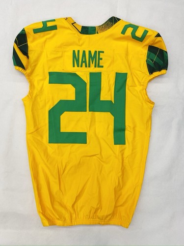 Camiseta deportiva de fútbol americano Nike Jordan Oregon Ducks ventilada para hombre L dorada verde FJ9590 - Imagen 2 de 2