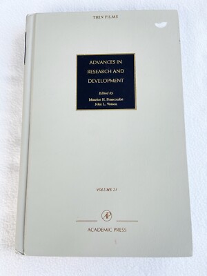 ADVANCES IN RESEARCH AND DEVELOPMENT, VOLUME 23: MODELING By Maurice H. VG