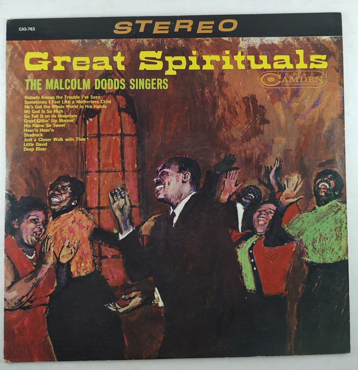 The Malcolm Dodds Singers - Great Spirituals 1963 Gospel Vinyl Stereo LP