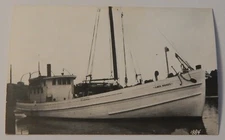 Steamship Steamer LOIS HANDY real photo postcard RPPC