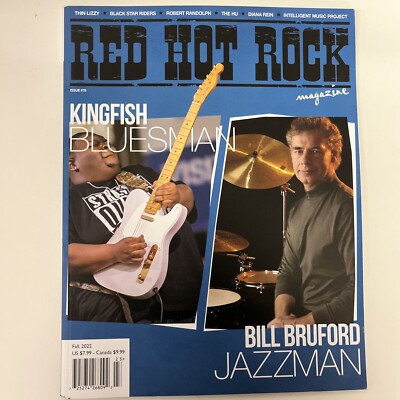 RED HOT ROCK Music Magazine BILL BRUFORD Yes KING CRIMSON The HU Kingfish Blues
