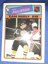 Cam Neely 1988-89 Topps NHL All-Star Boston Bruins #9 HOF