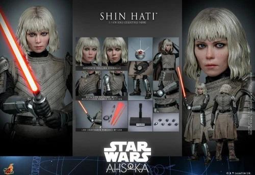 Hot Toys - Figura de acción Star Wars 1/6 Star Wars TMS124 Ahsoka Shin Hati