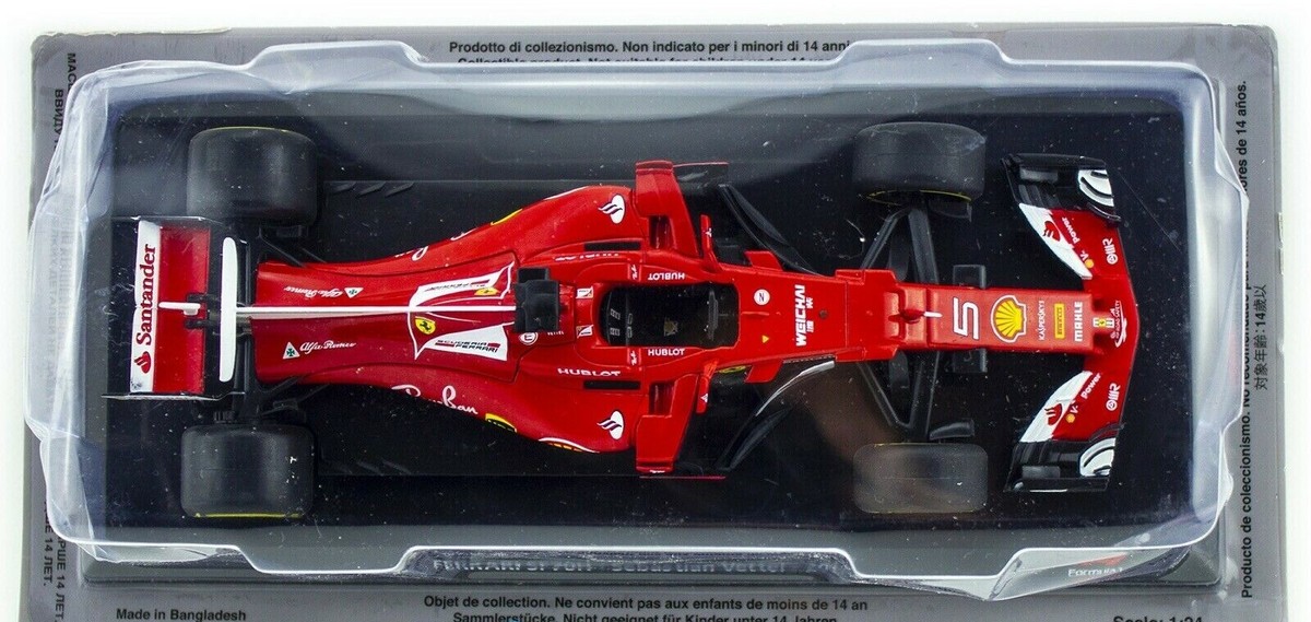 Modèle Réduit Ferrari SF70H Formula 1 Sebastian Vettel 2017 - échelle 1/24 Altaya - Neuf