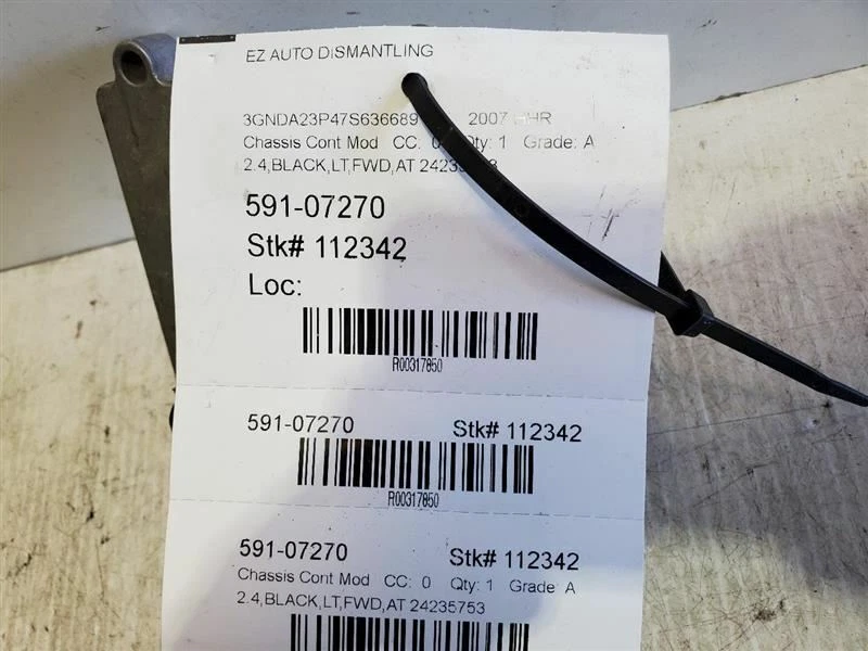 Chevrolet HHR 2006-2014, módulo de control de transmisión, negro, PN - 24235753 Foto 3 de 3