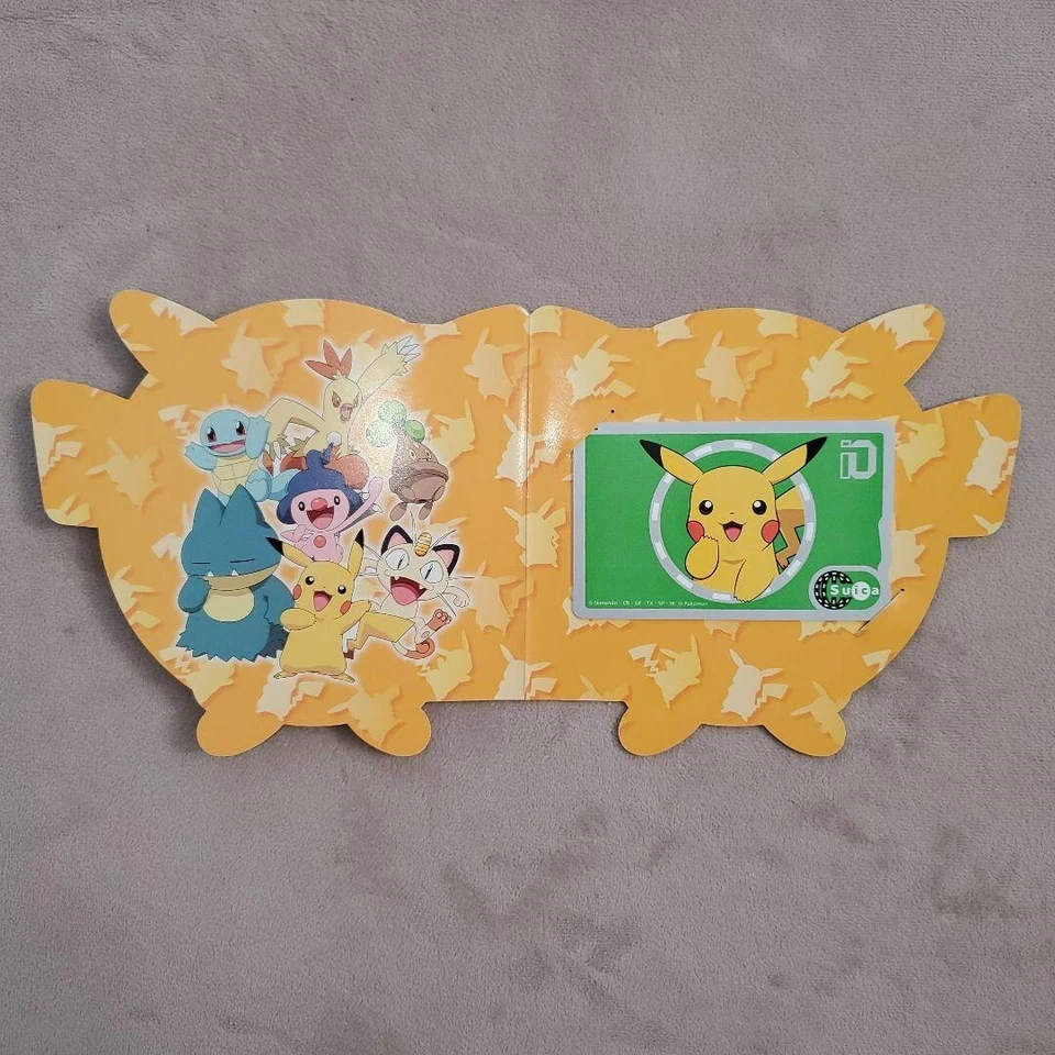 Not available Pokemon Transportation IC card PIKACHU Suica Limited JR JP - Image 3 of 4