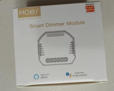 Moes WiFi Smart Dimmer Module 2 Gang N+L 105B