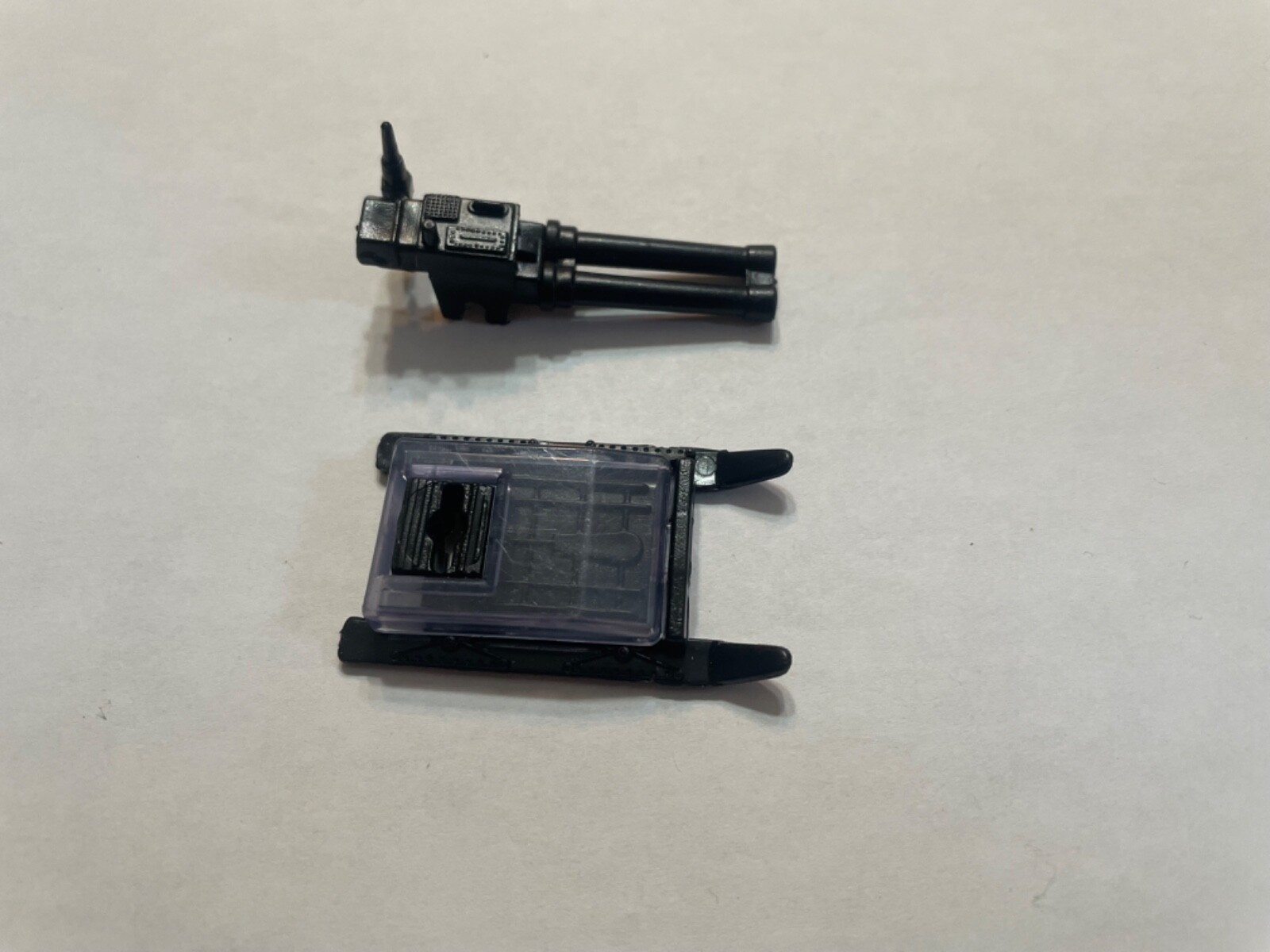 Vintage GI JOE WATER MOCCASIN TURRET GUN + TORPEDO parts weapons lot