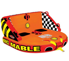 Sportsstuff Inflatable Big Mable Sitting Double Rider Towable Boat and Lake Tube