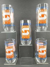 5 Syracuse University Orangemen Beast Of The East Vintage Glasses Tumblers Set