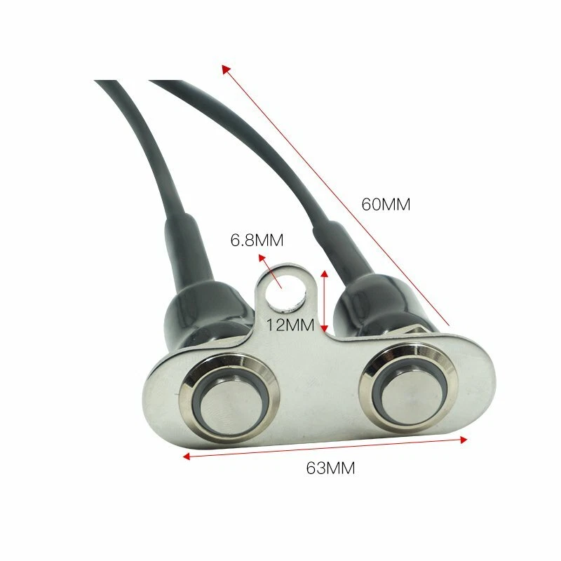 12V LED Motorcycle Switch Handlebar Adjustable Mount Waterproof Switches ON-OFF - Image 2 of 4