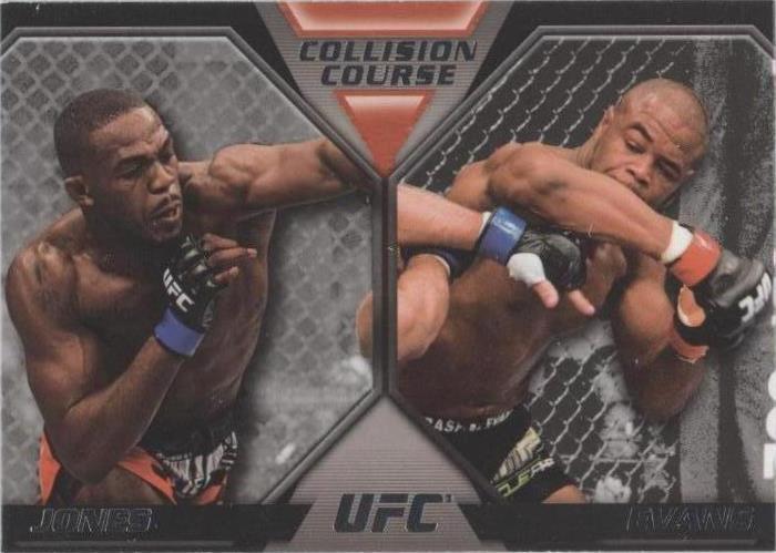 Ufc Collision Course 2011 Topps UFC Moment of Truth - Collision Course Duals Jon Jones ...