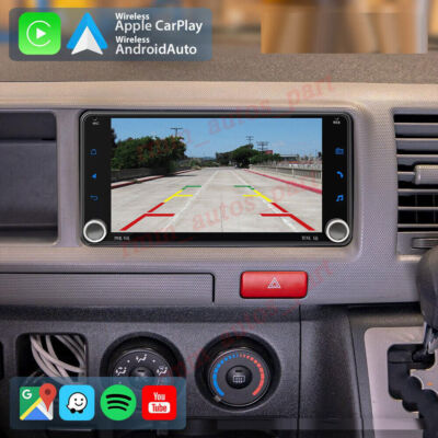 For Toyota	Hiace 2006-2019 Android 13 CarPlay Car Stereo Radio GPS WIFI +Camera