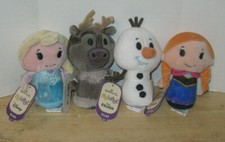 2014 Hallmark Disney Itty Bittys Frozen Elsa Anna Sven Olaf NWT Retired