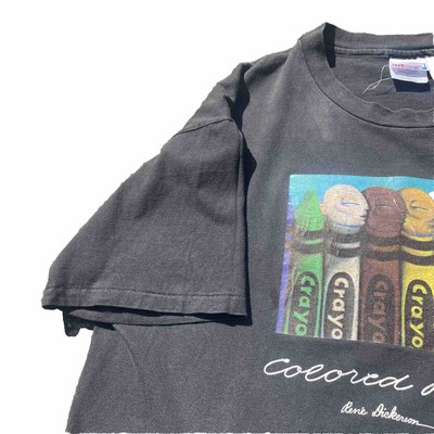 Vintage Colored People Shirt 1990s Original Rene Dickerson Art Box 