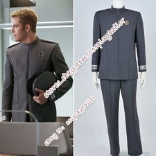 Uniform Fits Star Trek Into Darkness Movie Captain James T Kirk Gray Costume
