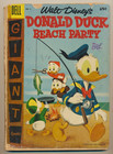 Walt Disney's Donald Duck Beach Party #4 Dell Giant Comics 1957 FA 1.0 Reader