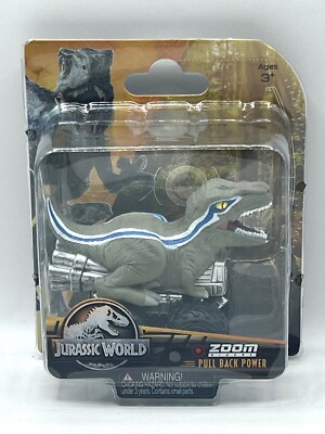 Toy Master Jurassic World Toys Zoom Riders Blue Pull Back Power NEW